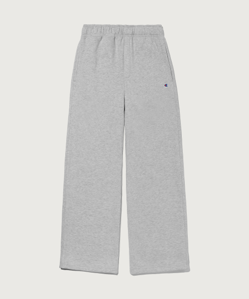 여성 C로고 릴렉스핏 기모 스웨트 팬츠 Grey