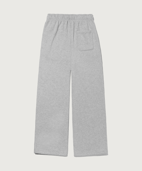 여성 C로고 릴렉스핏 기모 스웨트 팬츠 Grey