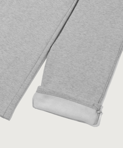 여성 C로고 릴렉스핏 기모 스웨트 팬츠 Grey