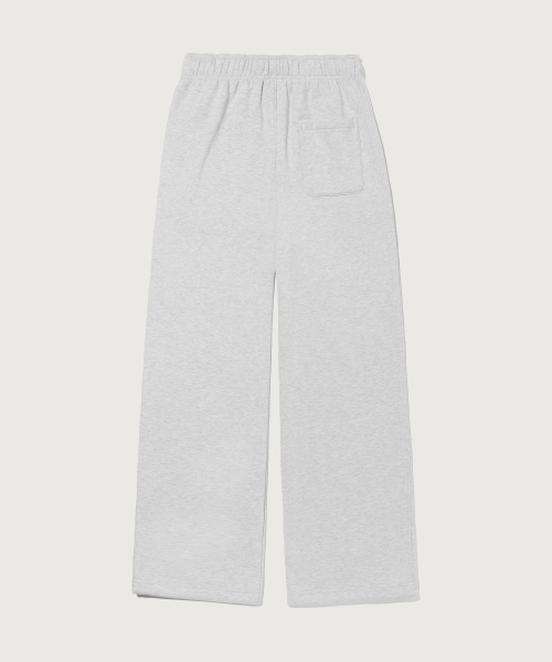 여성 C로고 릴렉스핏 기모 스웨트 팬츠 Light Grey