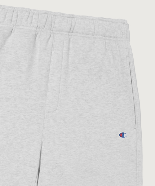 여성 C로고 릴렉스핏 기모 스웨트 팬츠 Light Grey