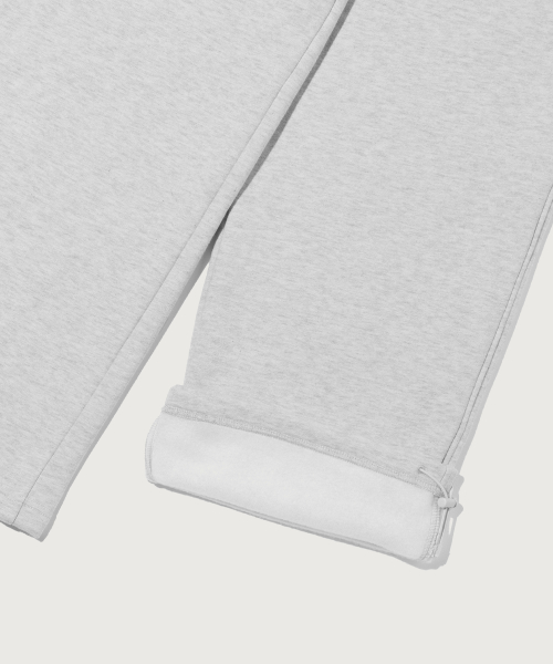 여성 C로고 릴렉스핏 기모 스웨트 팬츠 Light Grey