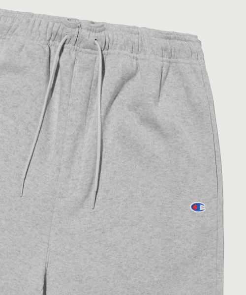 C로고 와이드핏 스웨트 조거 팬츠 Grey
