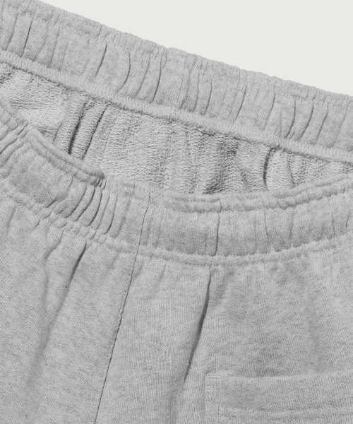 C로고 와이드핏 스웨트 조거 팬츠 Grey