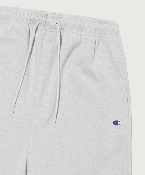 C로고 와이드핏 스웨트 조거 팬츠 Light Grey