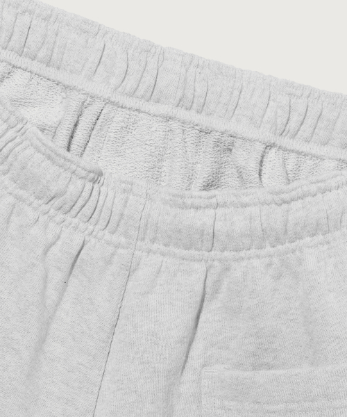 C로고 와이드핏 스웨트 조거 팬츠 Light Grey