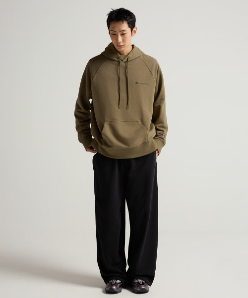 C로고 릴렉스핏 스웨트 팬츠 Black