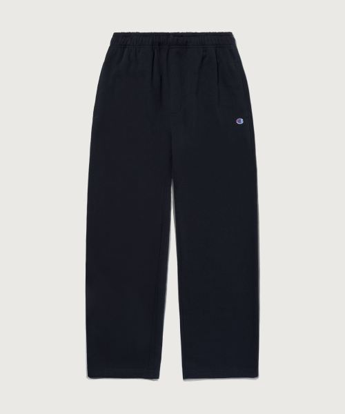 C로고 릴렉스핏 스웨트 팬츠 Black