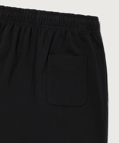 C로고 릴렉스핏 스웨트 팬츠 Black