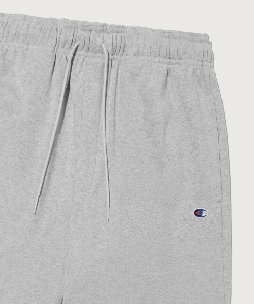 C로고 와이드핏 스웨트 팬츠 Grey