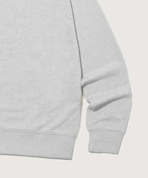 스몰 로고 루즈핏 후드 집업 Light Grey