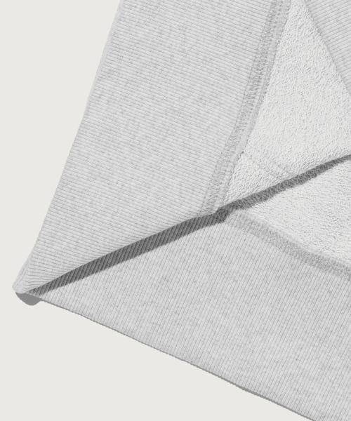 스몰 로고 루즈핏 후드 집업 Light Grey