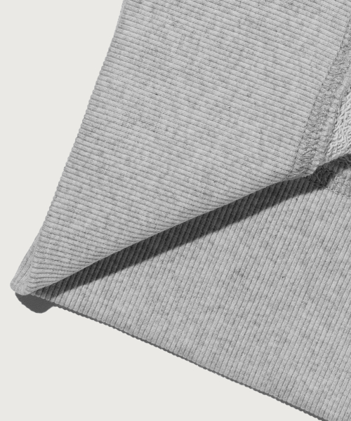 스몰 로고 루즈핏 후드 집업 Grey
