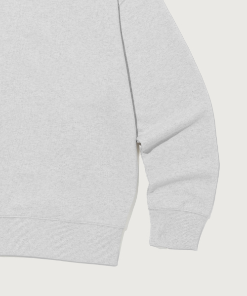 스몰 로고 루즈핏 후드 티셔츠 Light Grey