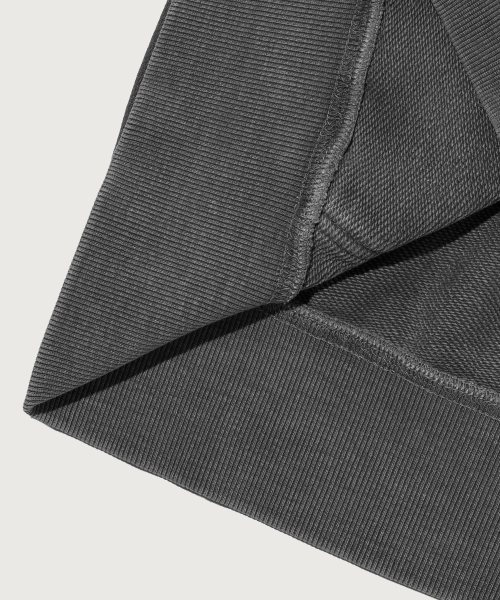 빅 로고 피그먼트 오버핏 후드 티셔츠 Charcoal