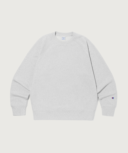 스몰 로고 루즈핏 스웨트셔츠 Light Grey