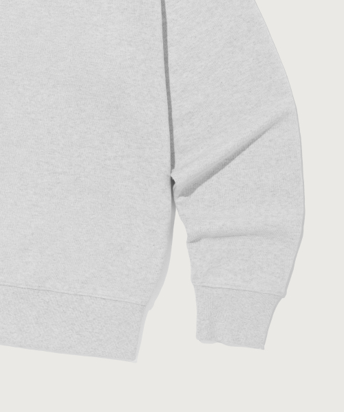 스몰 로고 루즈핏 스웨트셔츠 Light Grey