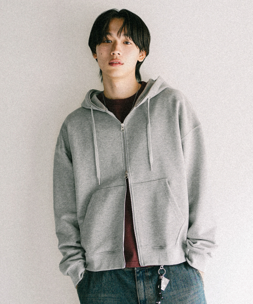 [2PACK] Daycut Crop Overfit Hood Zip Up KJHD2650