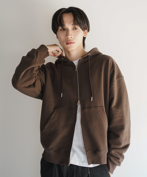 [2PACK] Daycut Crop Overfit Hood Zip Up KJHD2650