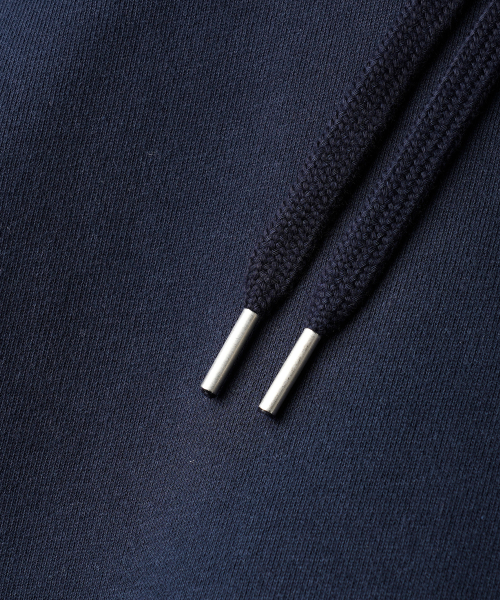Daycut Crop Overfit Hood Zip Up Navy KJHD2650
