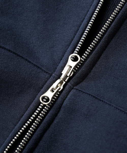 Daycut Crop Overfit Hood Zip Up Navy KJHD2650