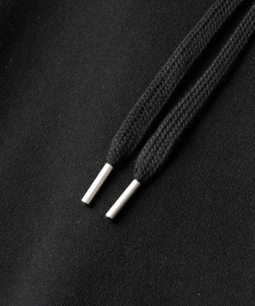 Daycut Crop Overfit Hood Zip Up Black KJHD2650