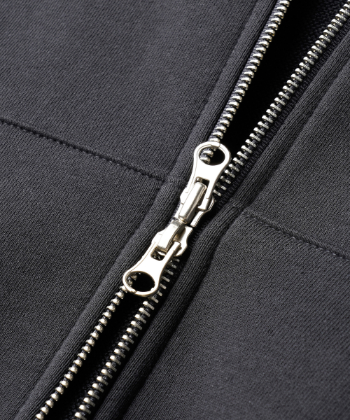 Daycut Crop Overfit Hood Zip Up Charcoal KJHD2650