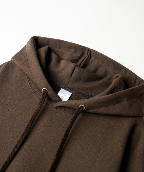 Daycut Crop Overfit Hoodie Brown KJHD2649