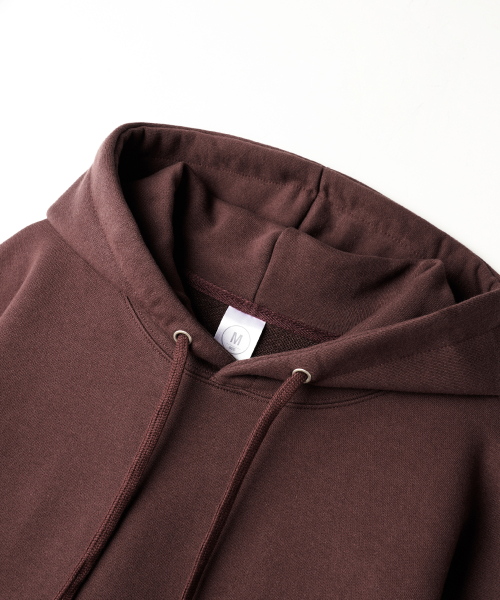 Daycut Crop Overfit Hoodie Brickred KJHD2649