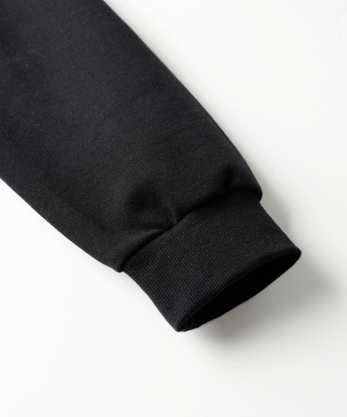 Daycut Crop Overfit Hoodie Black KJHD2649