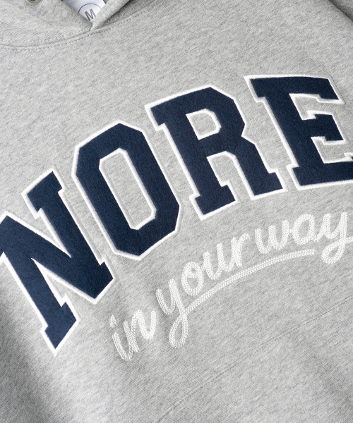 Nore Overfit Hoodie Gray KJHD2661