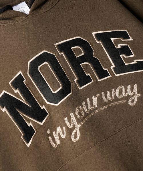 Nore Overfit Hoodie Sedarbrown KJHD2661