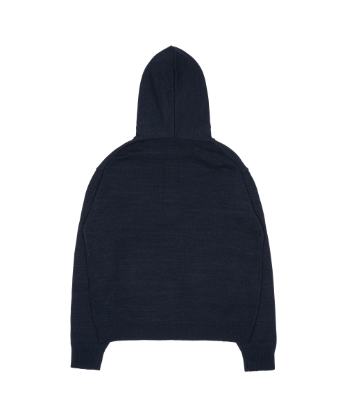 TCM starfish logo knit hoodie (navy)