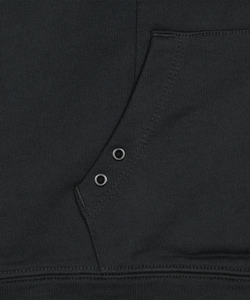 TCM easy pocket hooded zip-up (charcoal)