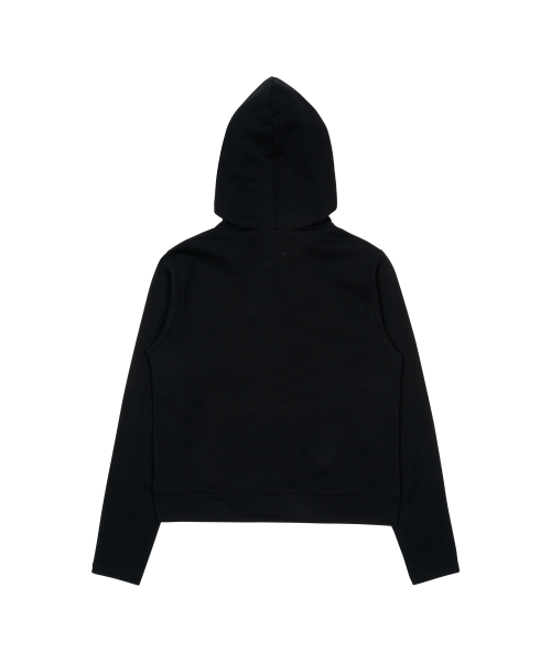 TCM easy pocket hooded zip-up (black)