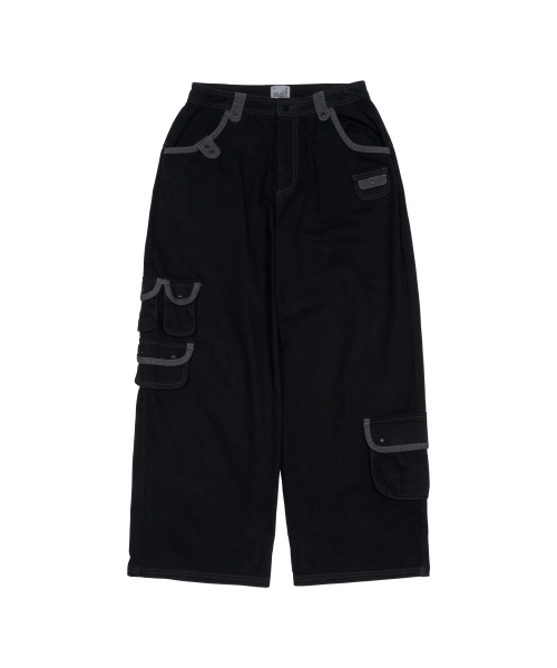TCM multi cargo pants (black)