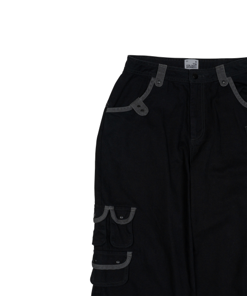 TCM multi cargo pants (black)