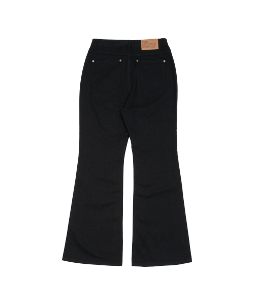 TCM flare snap pants (black)
