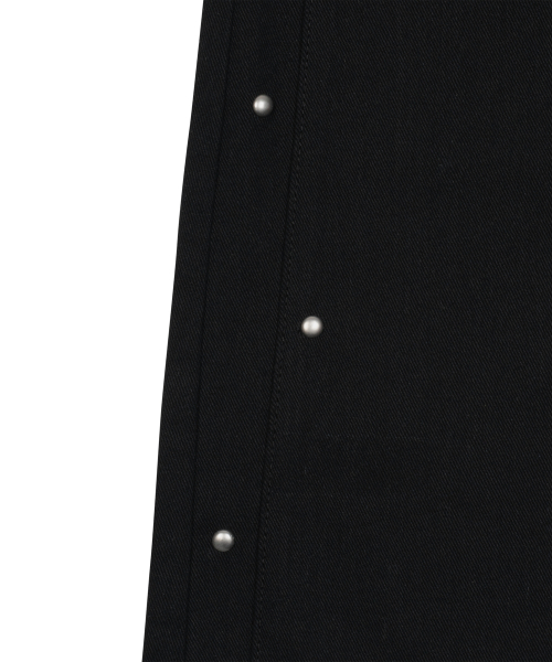 TCM flare snap pants (black)