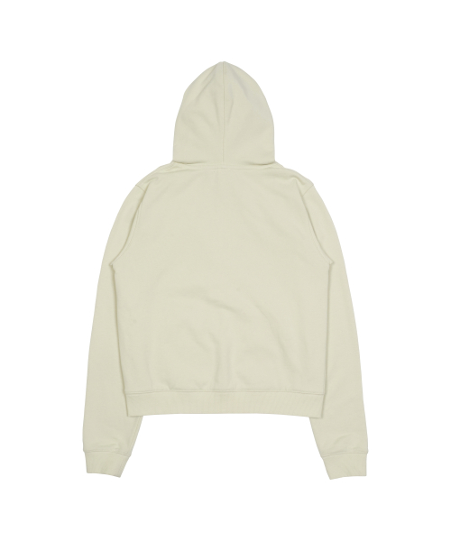 TCM center stitch hooded zip-up (oatmeal)