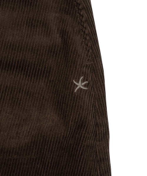 TCM mini logo corduroy pants (brown)