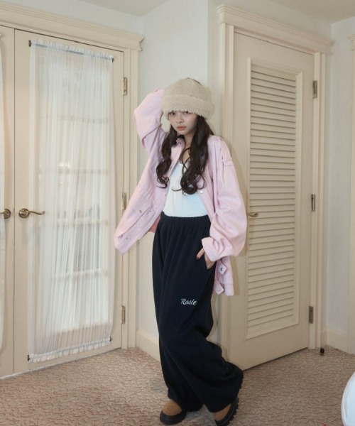 Men’s Style Oversize Jacket/Pink