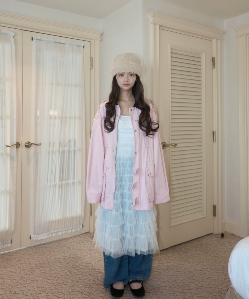 Men’s Style Oversize Jacket/Pink