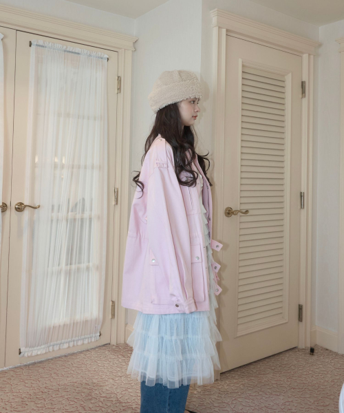Men’s Style Oversize Jacket/Pink
