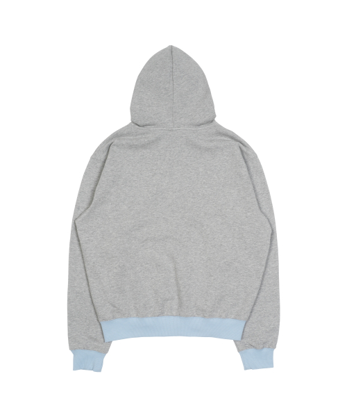 TCM line hooded zip-up (sky blue)