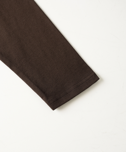 Boy Crop Long Sleeve Darkbrown KJLT2672