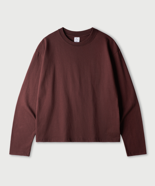 Boy Crop Long Sleeve Brickred KJLT2672
