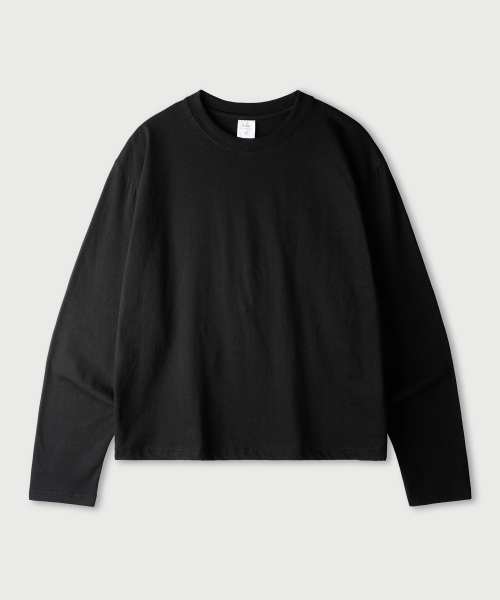 Boy Crop Long Sleeve Black KJLT2672