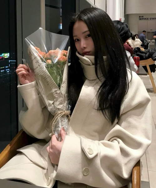 보스턴 울 발마칸 하프 코트_오트밀