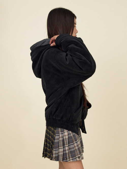 URBAN SUEDE JUMPER (BLACK)